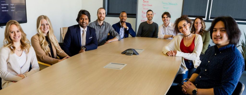 attendees at a mastermind group meeting